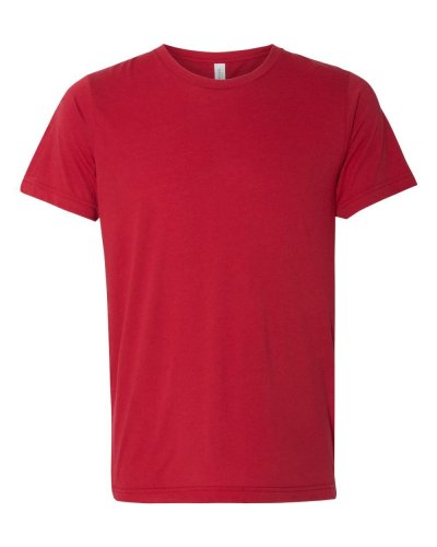 T-shirt girocollo unisex Triblend Solid Red Triblend
