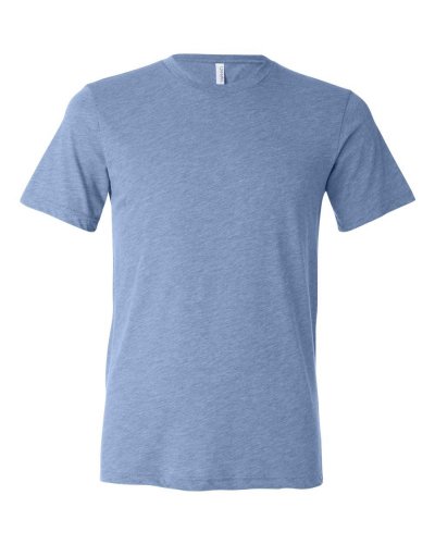 T-shirt girocollo unisex Triblend Blue Triblend