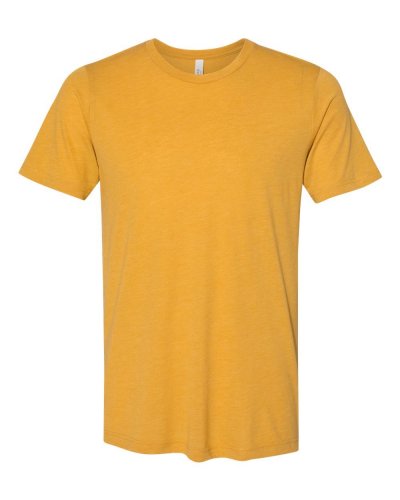 T-shirt girocollo unisex Triblend Mustard Triblend