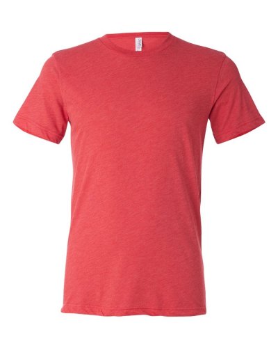 T-shirt girocollo unisex Triblend Red Triblend