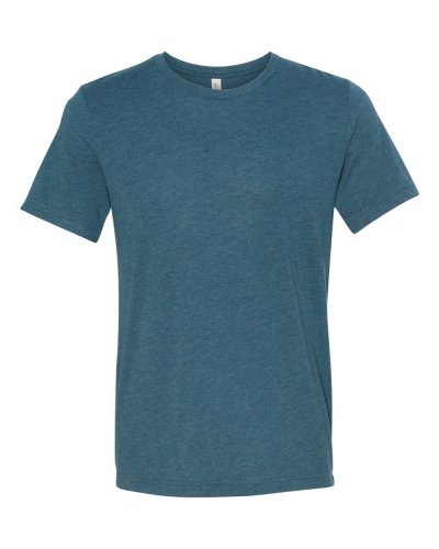 T-shirt girocollo unisex Triblend Steel Blue Triblend