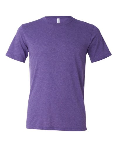 T-shirt girocollo unisex Triblend Purple Triblend