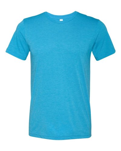 T-shirt girocollo unisex Triblend Aqua Triblend