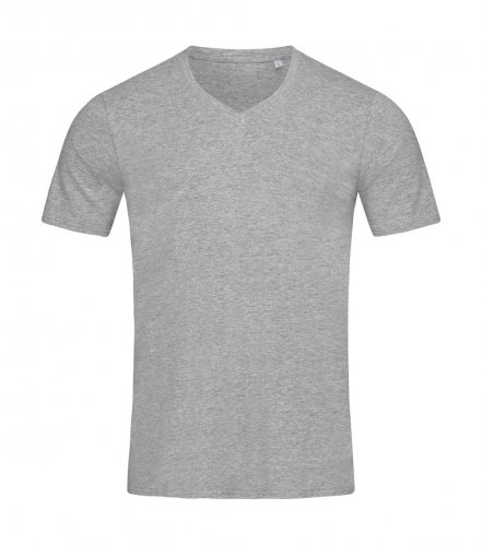 T-shirt Dean con profondo scollo a V Bianco
