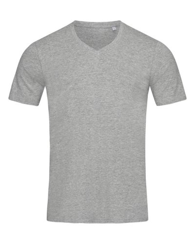 T-shirt Dean con profondo scollo a V Grey Heather