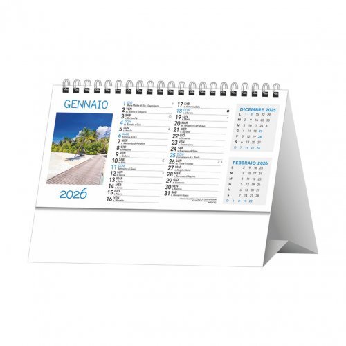 Calendario da tavolo Tropical
