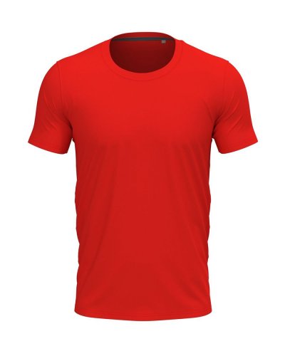 T-shirt girocollo Clive Scarlet Red