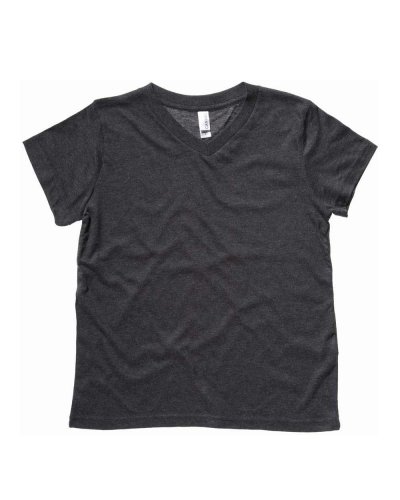 T-shirt uomo Jersey con scollatura a V Dark Grey Heather