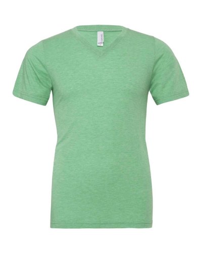 T-shirt Triblend con scollo a V Green Triblend