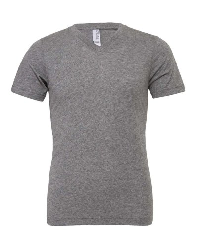 T-shirt Triblend con scollo a V Grey Triblend