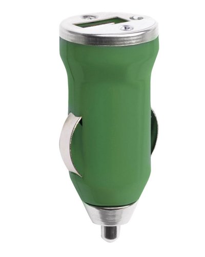 Caricatore Auto USB Hikal Verde