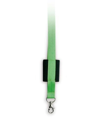 Portabadge con portacellulare elastico Verde Acido
