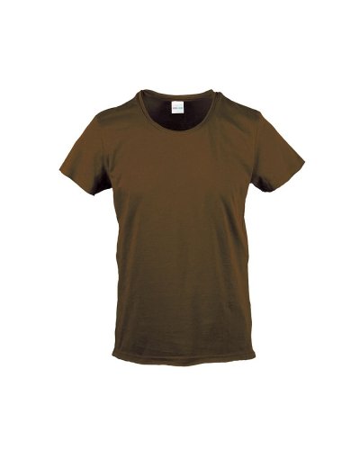 Maglia scollatura tonda Tabacco