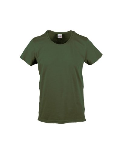 Maglia scollatura tonda Verde Militare