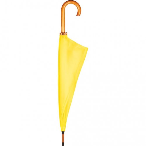 Ombrello con manico in legno Giallo