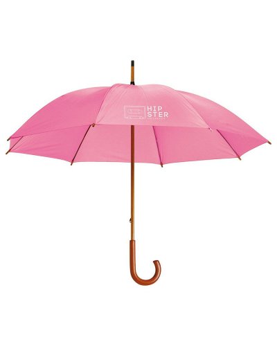 Ombrello con manico in legno Rosa
