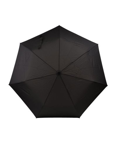 Ombrello mini automatico con torcia Nero