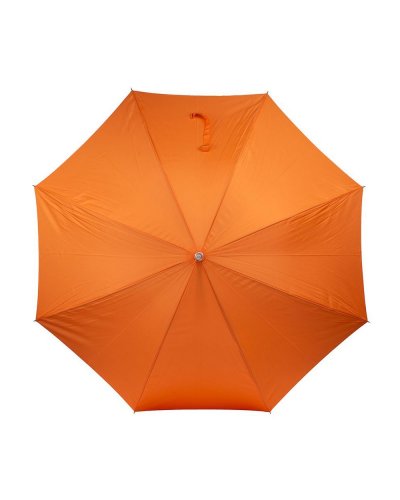 Ombrello alluminio con manico rivestito in gomma Arancione