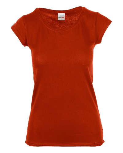Maglia scollatura tonda Rosso