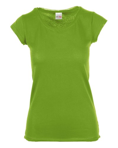 Maglia scollatura tonda Verde Acido