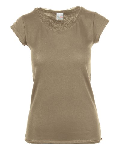 Maglia scollatura tonda Sabbia