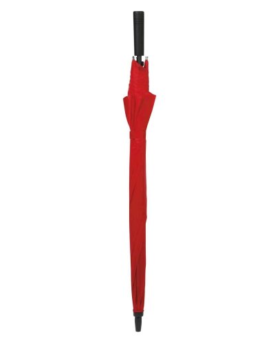Ombrello automatico con puntale in plastica Rosso