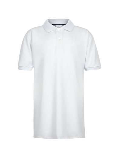 Polo trim piquè manica corta Bianco