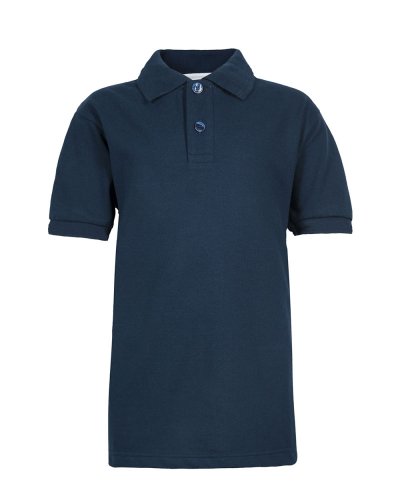 Polo trim piquè manica corta Blu
