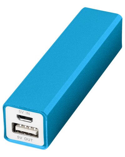 Powerbank in alluminio 2.200 mAh Volt Blu Chiaro