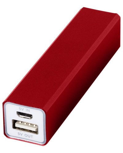 Powerbank in alluminio 2.200 mAh Volt Rosso