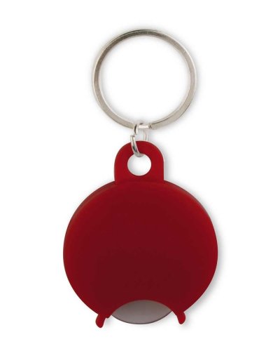 Portachiavi con portagettone Rosso
