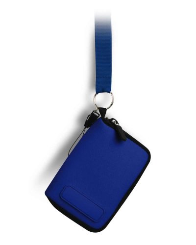 Astuccio da appendere al collo Blu