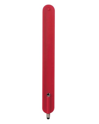 Bracciale autoavvolgente con pennino touch screen Rosso