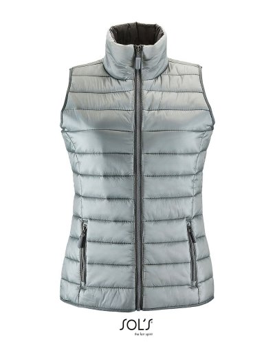 Giacca donna senza maniche Wave Grigio Metallo