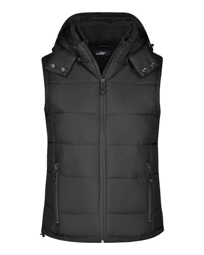Ladies' Padded Vest Black