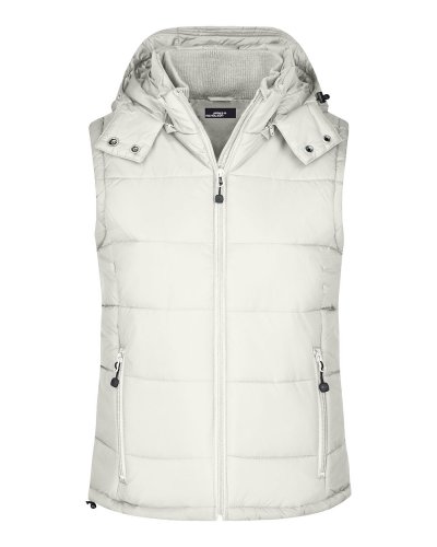 Ladies' Padded Vest Natural