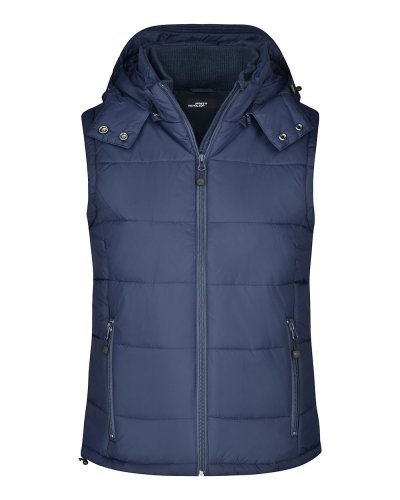 Ladies' Padded Vest Navy