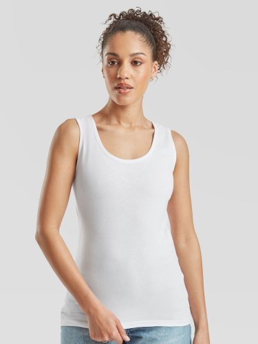 Fruit of the Loom Tank Top Donna Cotone 165g Regular Vestibilità