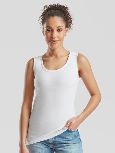 Fruit of the Loom Tank Top Donna Cotone 165g Regular Vestibilità