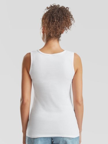 Fruit of the Loom Tank Top Donna Cotone 165g Regular Vestibilità