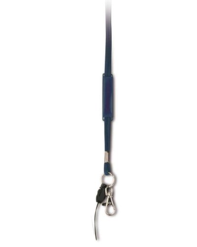 Lanyard con targhetta Blu Navy