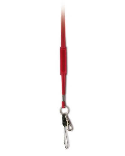Lanyard con targhetta Rosso