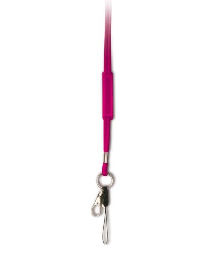 Lanyard con targhetta Fucsia