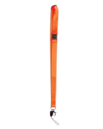 Lanyard in nylon Arancione