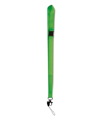 Lanyard in nylon Verde Acido