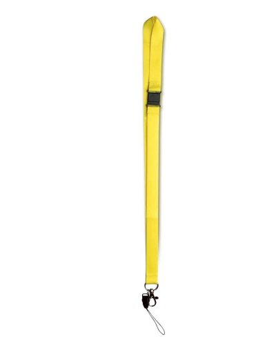 Lanyard in nylon Giallo