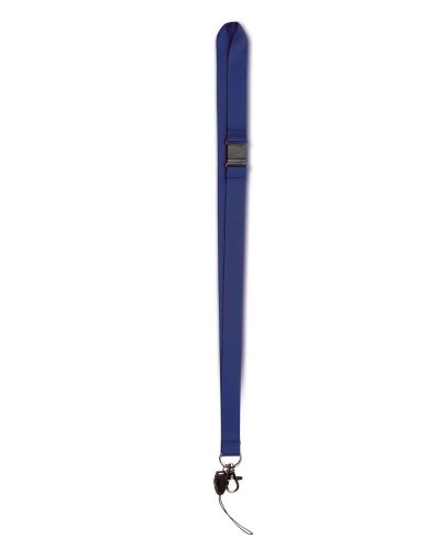 Lanyard in nylon Blu Navy