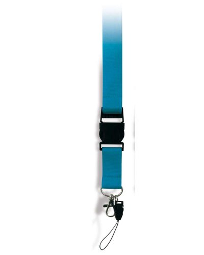 Lanyard con fibbia in plastica Blu