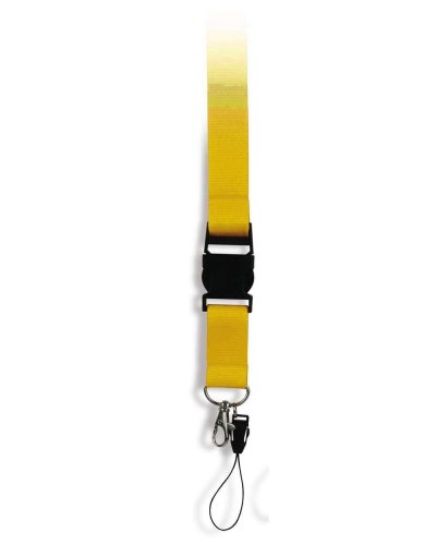 Lanyard con fibbia in plastica Giallo