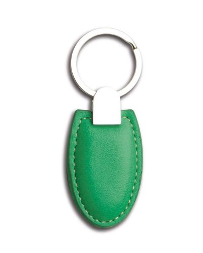 Portachiavi in ecopelle Verde